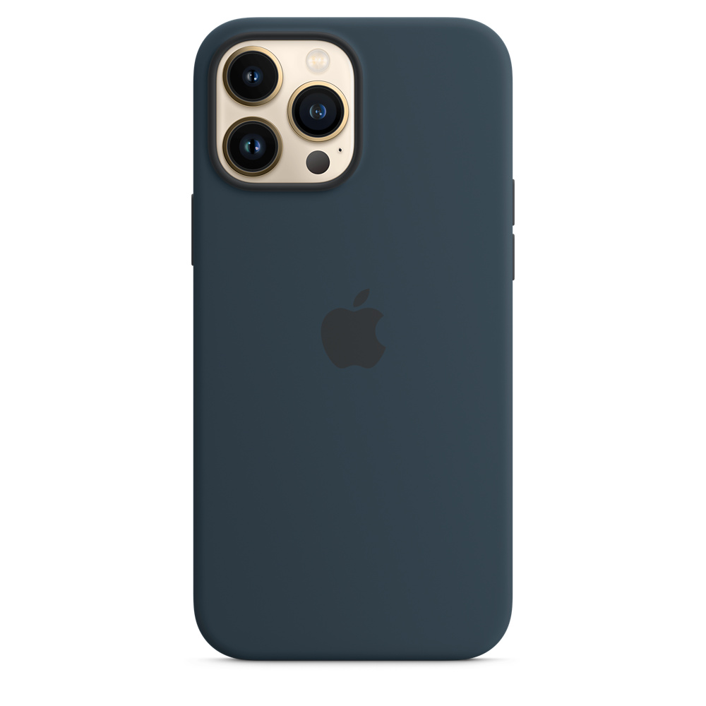 iPhone 13 Pro Max Silicone Case with MagSafe - Abyss Blue iPhone 13 Pro Max Silicone Case with MagSafe - Abyss Blue