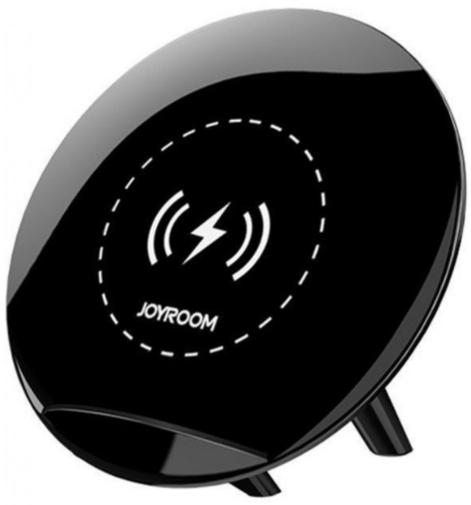 JoyRoom JR-K10 Desktop Bracket Wireless Charger - Black JoyRoom JR-K10 Desktop Bracket Wireless Charger - Black