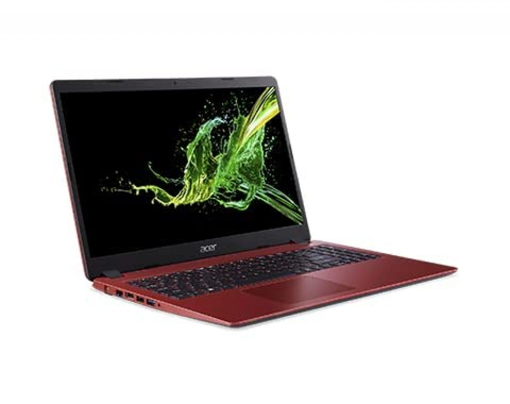 Acer Aspire 3 A315 Notebook with 10th Gen Intel Core i3-1005G1 Dual Core Upto 3.40GHz/4GB DDR4 RAM/1TB HDD Storage/Intel UHD Graphics/15.6" HD ConfyView Display/Win 10 Home/Rococo Red