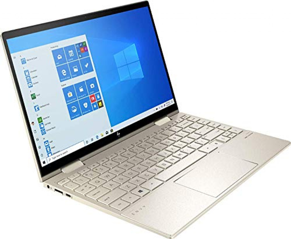 HP ENVY x360 Convert 13-bd0063dx 2-in-1 laptop - 11th Intel Core i5-1135G7, 8 GB RAM, 256GB SSD, 13.3" FHD IPS Multiouch, Intel Iris Xe Graphics, FingerPrint, Backlit keyboard, Windows 10- Pale Gold