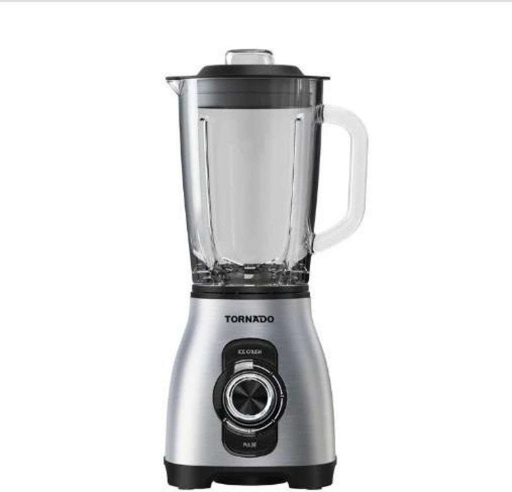 Tornado BL800T blender 800 watt 1.75 liter capacity with 5 speeds in silver color