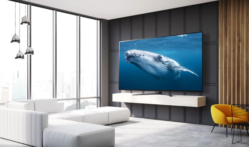 LG 65 inches UHD 4K Smart TV, Active HDR, WebOS Operating System, ThinQ AI - 65UP7550PVG