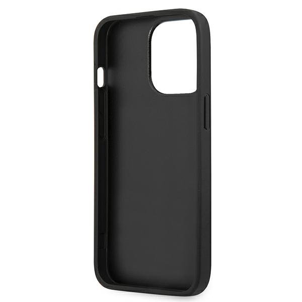 Karl Lagerfeld PU Saffiano Cover With Ikonik Patch And Logo For iPhone 13 Pro Max Black , ("6.7) Karl Lagerfeld PU Saffiano Cover With Ikonik Patch And Logo For iPhone 13 Pro Max Black , ("6.7)
