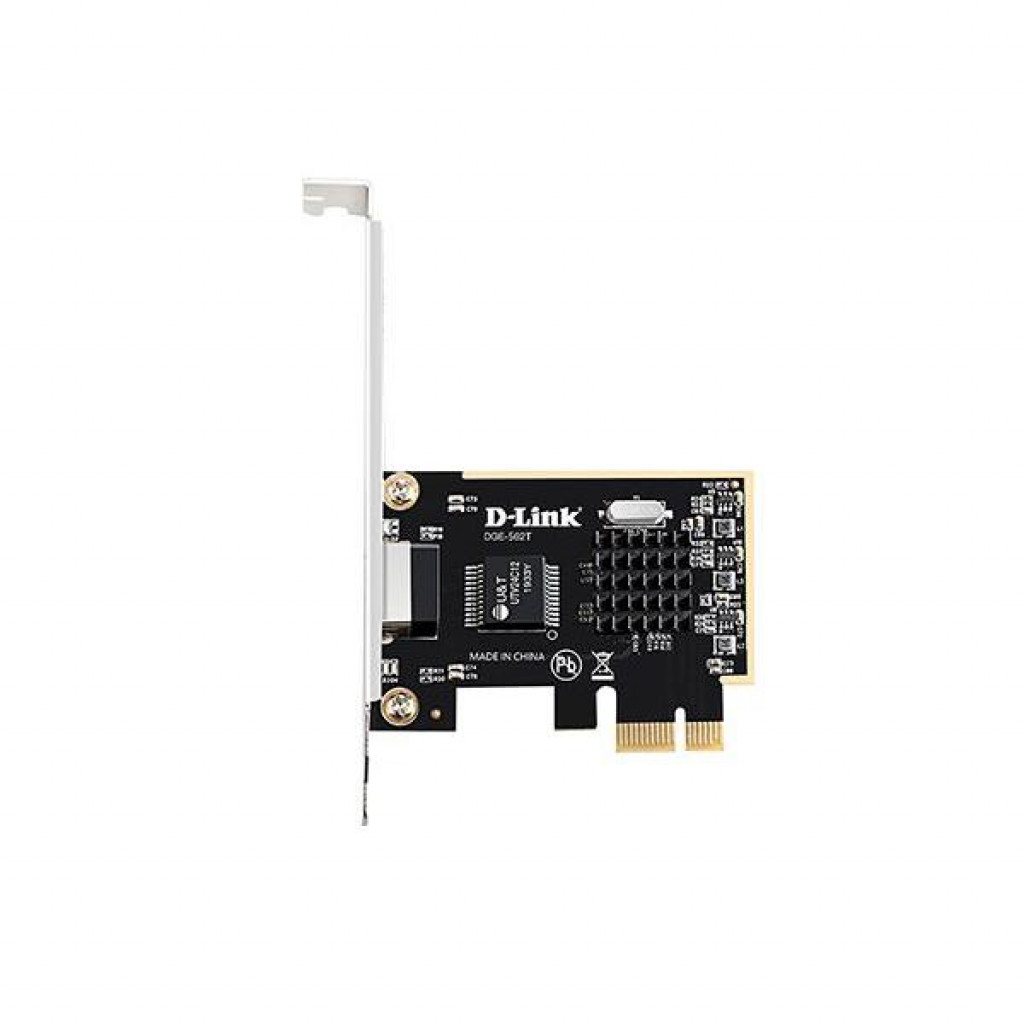 D-Link DGE-562T D-Link 2.5Gbps PCI Express Ethernet Network Adapter, WoL, Flow control, VLAN tagging, Jumbo Frame, IEEE 802.3az EEE, low profile bracket included