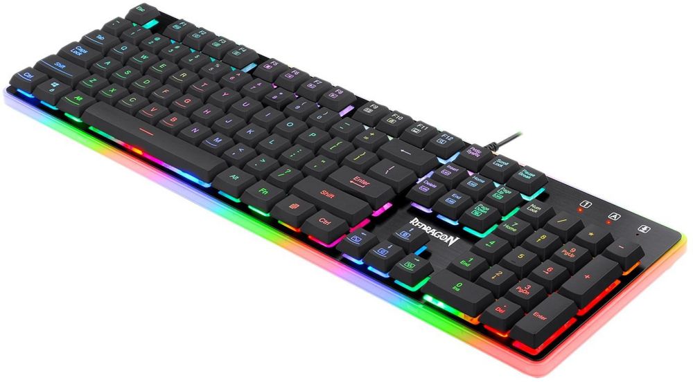 Redragon K509 Dyaus2 RGB Gaming Keyboard Quiet Low Profile Mechanical