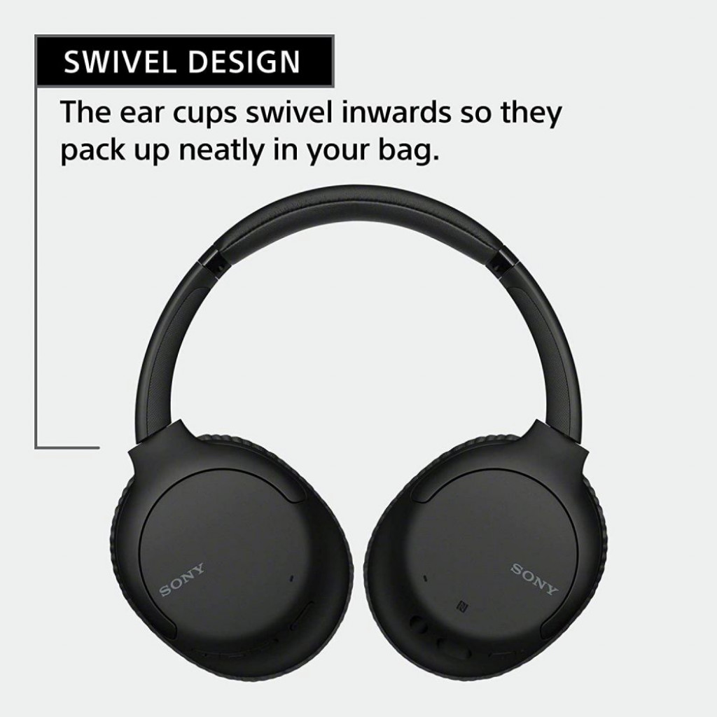 Sony WHCH710N/B Bluetooth Wireless / Wired - Noise Cancellation Headphone - Battery 35h - 10 min charge plays up to 60 min - Mobile / Laptop Sony WHCH710N/B Bluetooth Wireless / Wired - Noise Cancellation Headphone - Battery 35h - 10 min charge plays up to 60 min - Mobile / Laptop