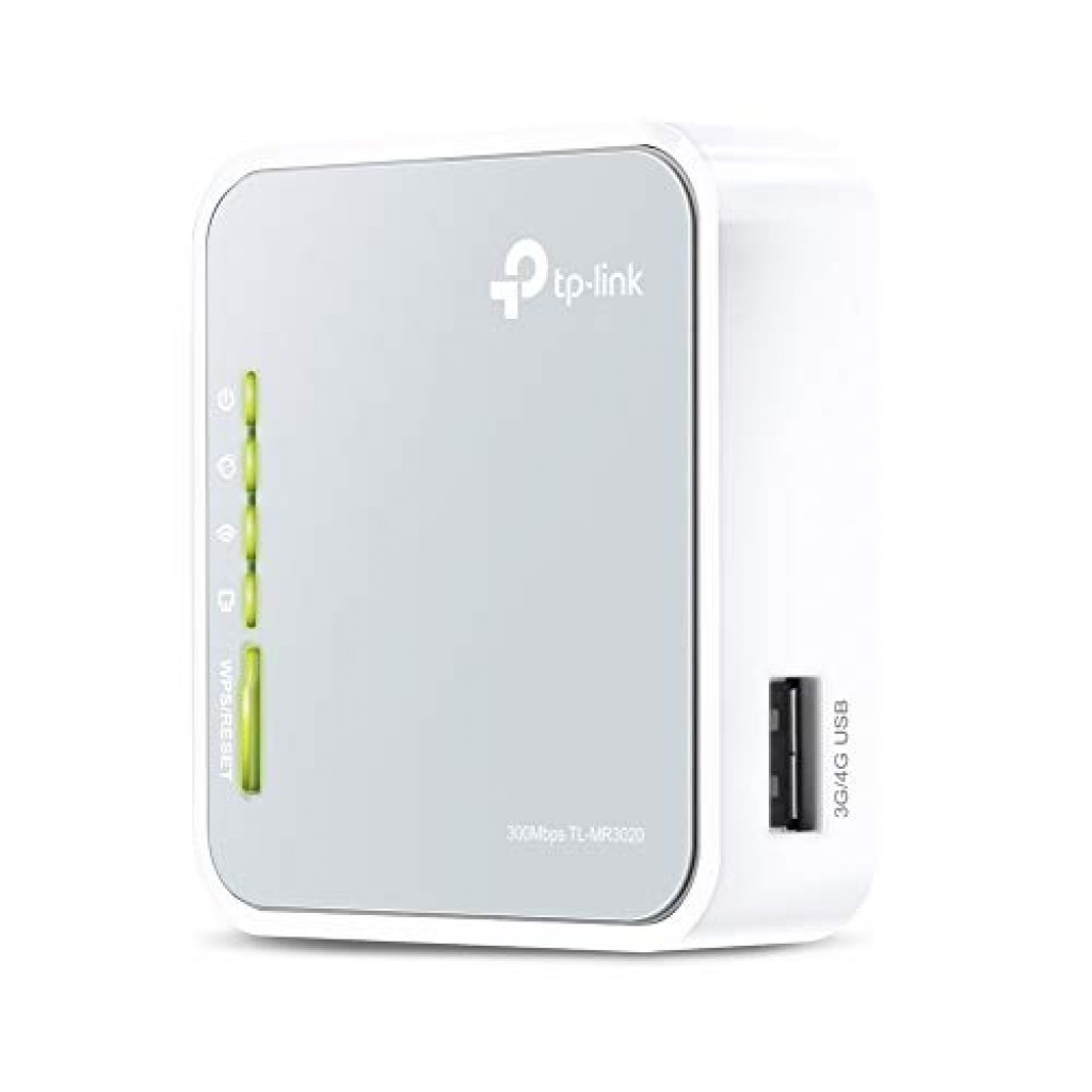 راوتر لاسلكي N محمول يدعم شبكات الجيل الثالث والرابع 3G و 4G، من تي بي لينك - TL-MR3020