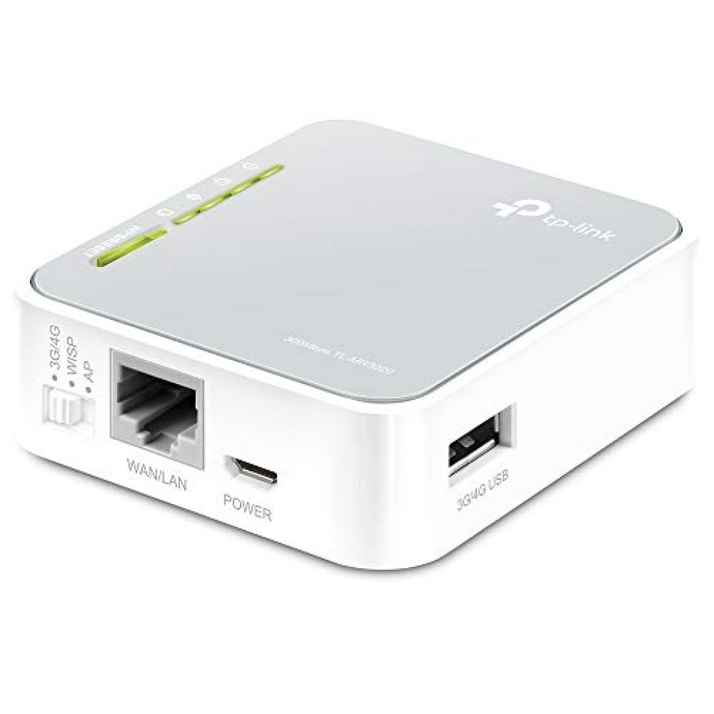 راوتر لاسلكي N محمول يدعم شبكات الجيل الثالث والرابع 3G و 4G، من تي بي لينك - TL-MR3020