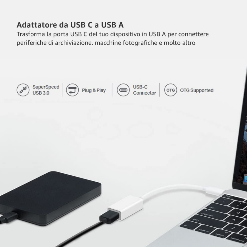 TP-Link UC400 Super Speed 3.0 USB-C to USB-A Adapter, OTG/Universal Compatibility, Plug & Play TP-Link UC400 Super Speed 3.0 USB-C to USB-A Adapter, OTG/Universal Compatibility, Plug & Play