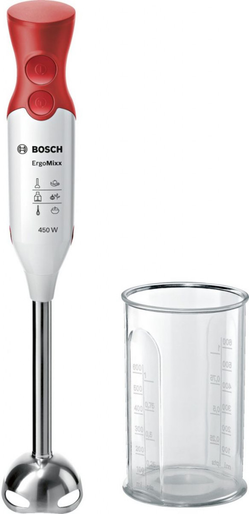 Bosch Hand Blender with a Power of 450 W MSM64110, White