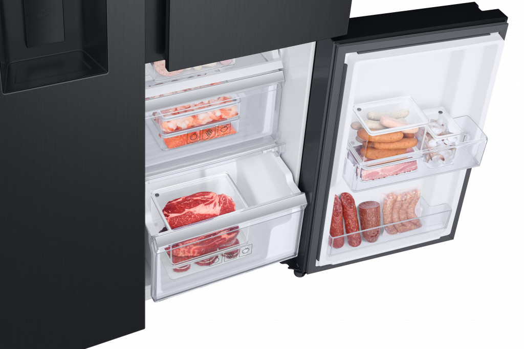 SAMSUNG Refrigerator Side By Side Digital Dispenser Inverter Black – RS68N8670B1/MR SAMSUNG Refrigerator Side By Side Digital Dispenser Inverter Black – RS68N8670B1/MR