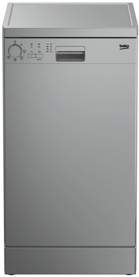 Beko DFS05012S dishwasher 5 programs 10 sets 45 cm silver - tejarra.com