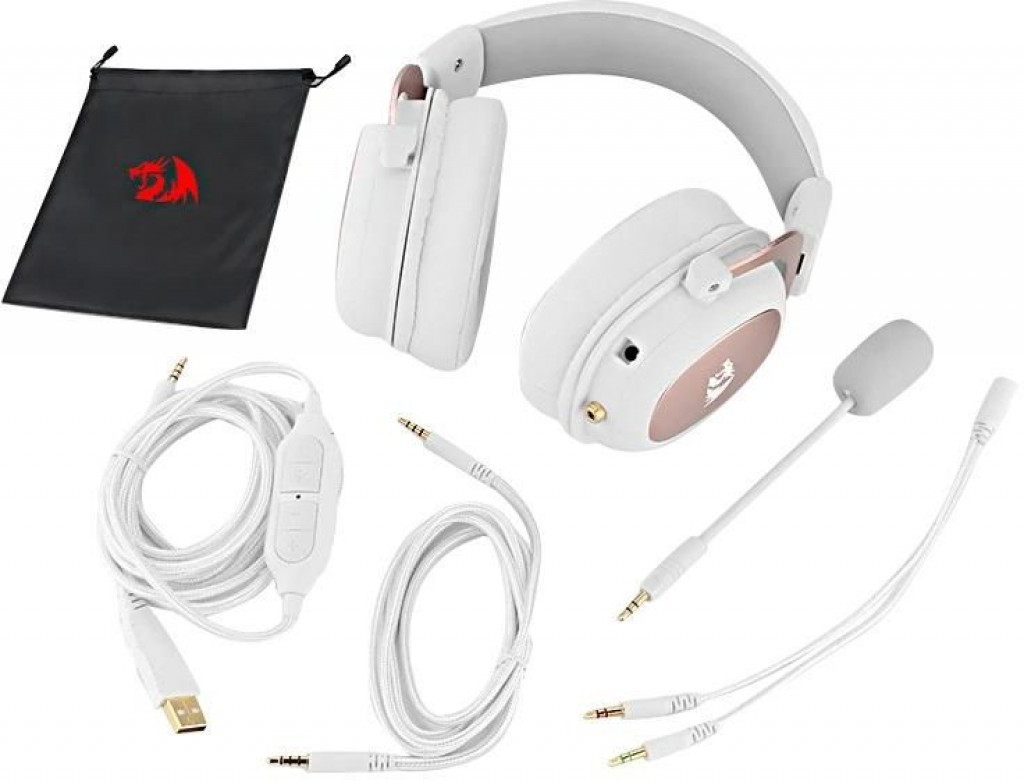 Redragon H510 Zeus 2 Gaming Headset - 7.1 Surround Sound - Memory Foam Ear Pads - 53MM Drivers - Detachable Microphone - PC/PS4 / Xbox One / Nintendo Switch Redragon H510 Zeus 2 Gaming Headset - 7.1 Surround Sound - Memory Foam Ear Pads - 53MM Drivers - Detachable Microphone - PC/PS4 / Xbox One / Nintendo Switch