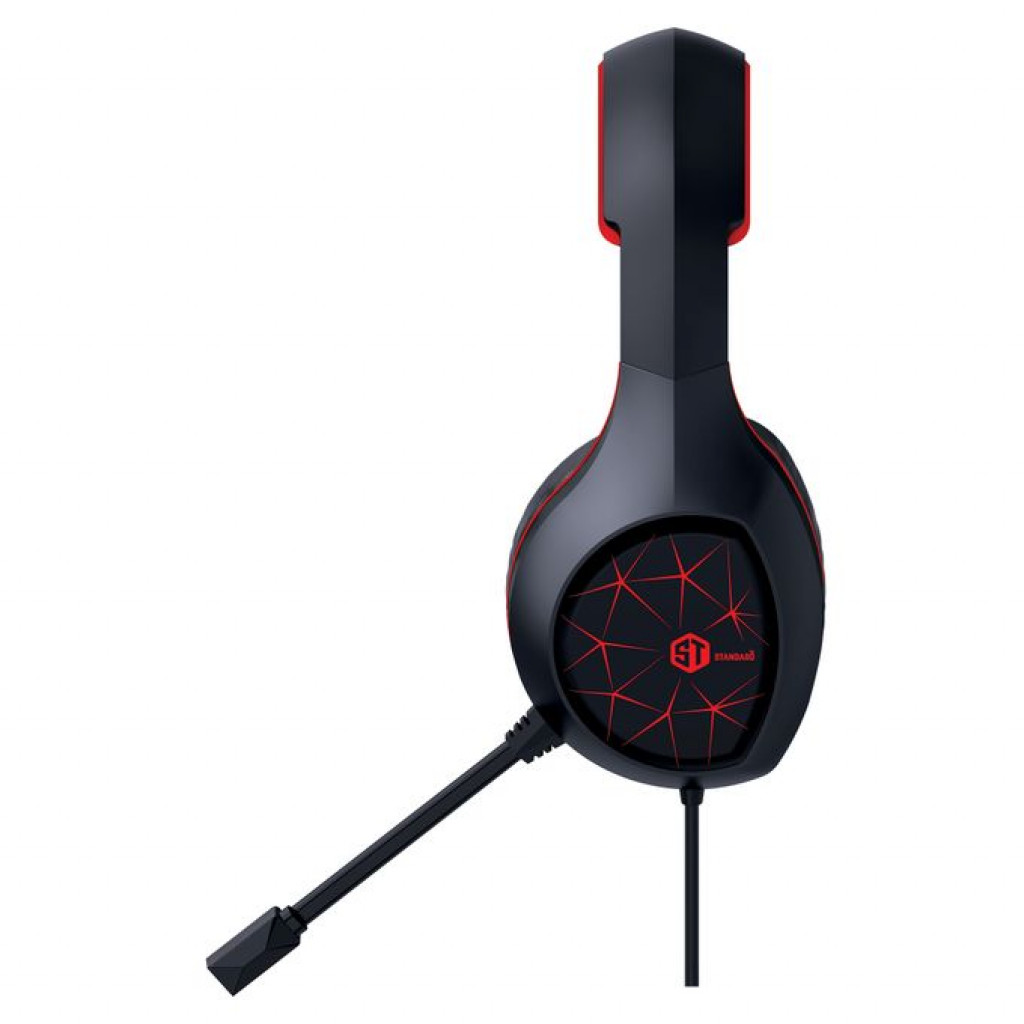 Standard GM-3502 – Wired Gaming Light Headphone – Red