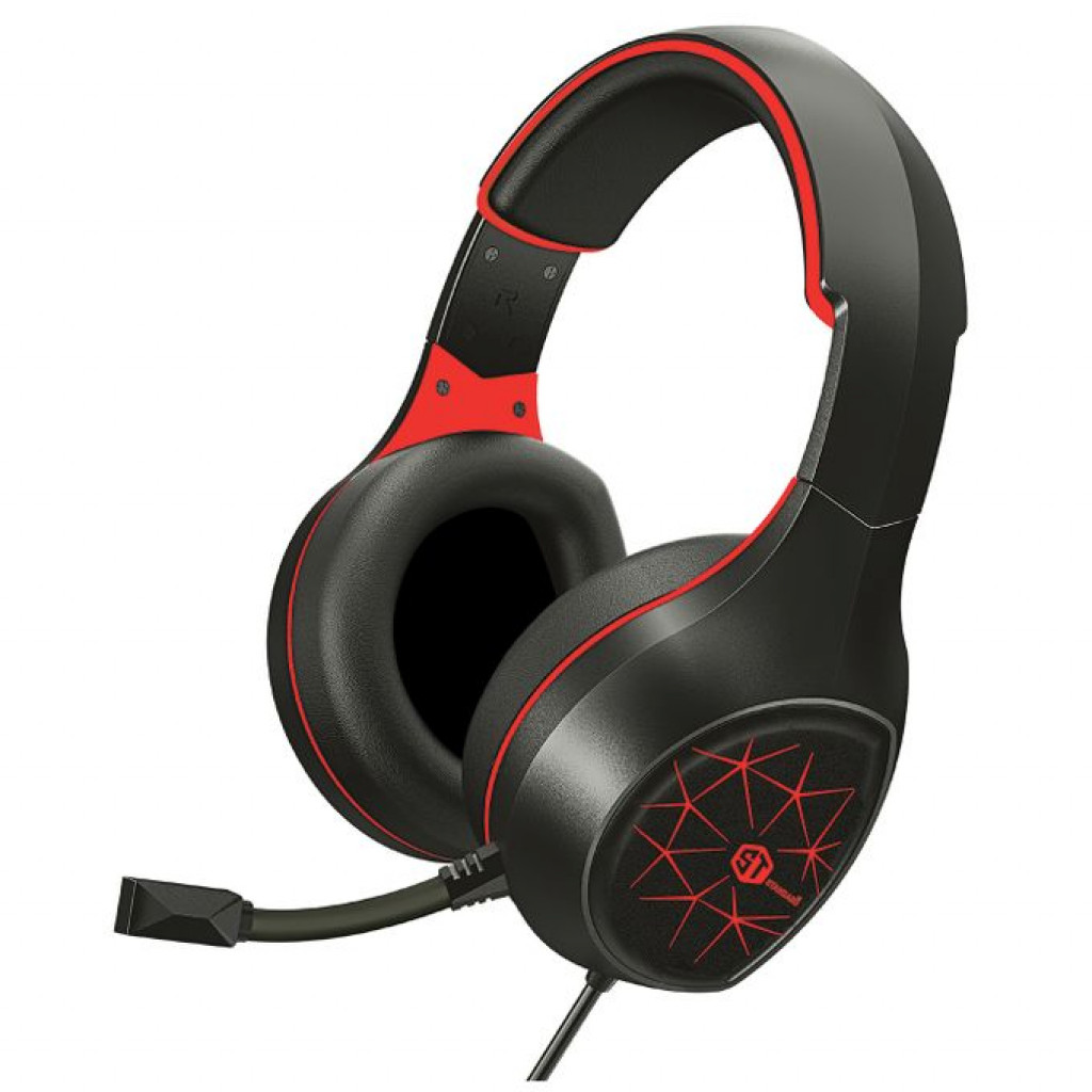 Standard GM-3502 – Wired Gaming Light Headphone – Red