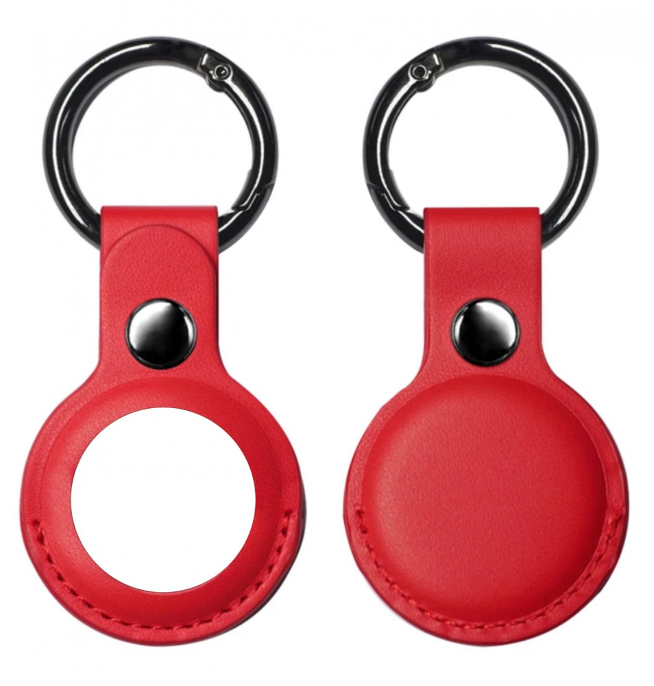 Air tags 100 leather Red