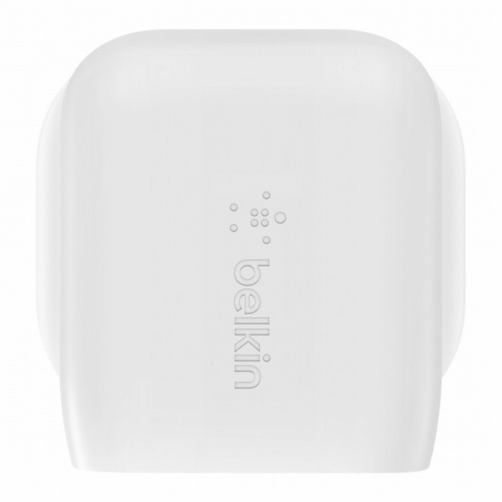 Belkin F7U096VF04 18W USB-C PD Wall Charger + USB-C to Lightning Cable White Belkin F7U096VF04 18W USB-C PD Wall Charger + USB-C to Lightning Cable White
