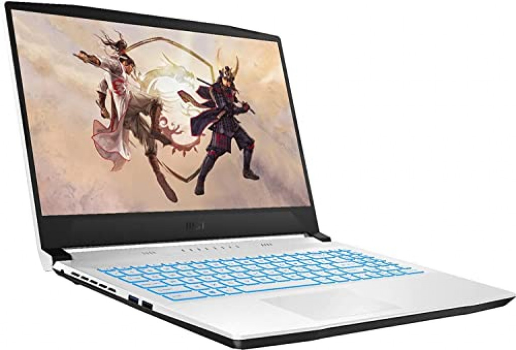 2021 Latest MSI Sword Gaming Laptop 15.6” FHD 144Hz Display Core i7-11800h Upto 4.6GHz 8GB 512GB SSD NVIDIA® GeForce RTX™ 3050Ti 4GB Graphics Backlit Eng Key WIN10 White With Gaming Mouse