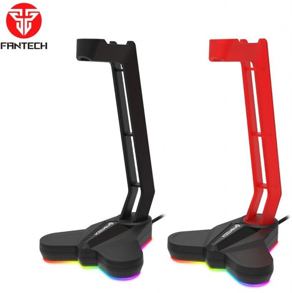 FANTECH TOWER AC3001S RGB Headset Stand RED - Rubber Feet