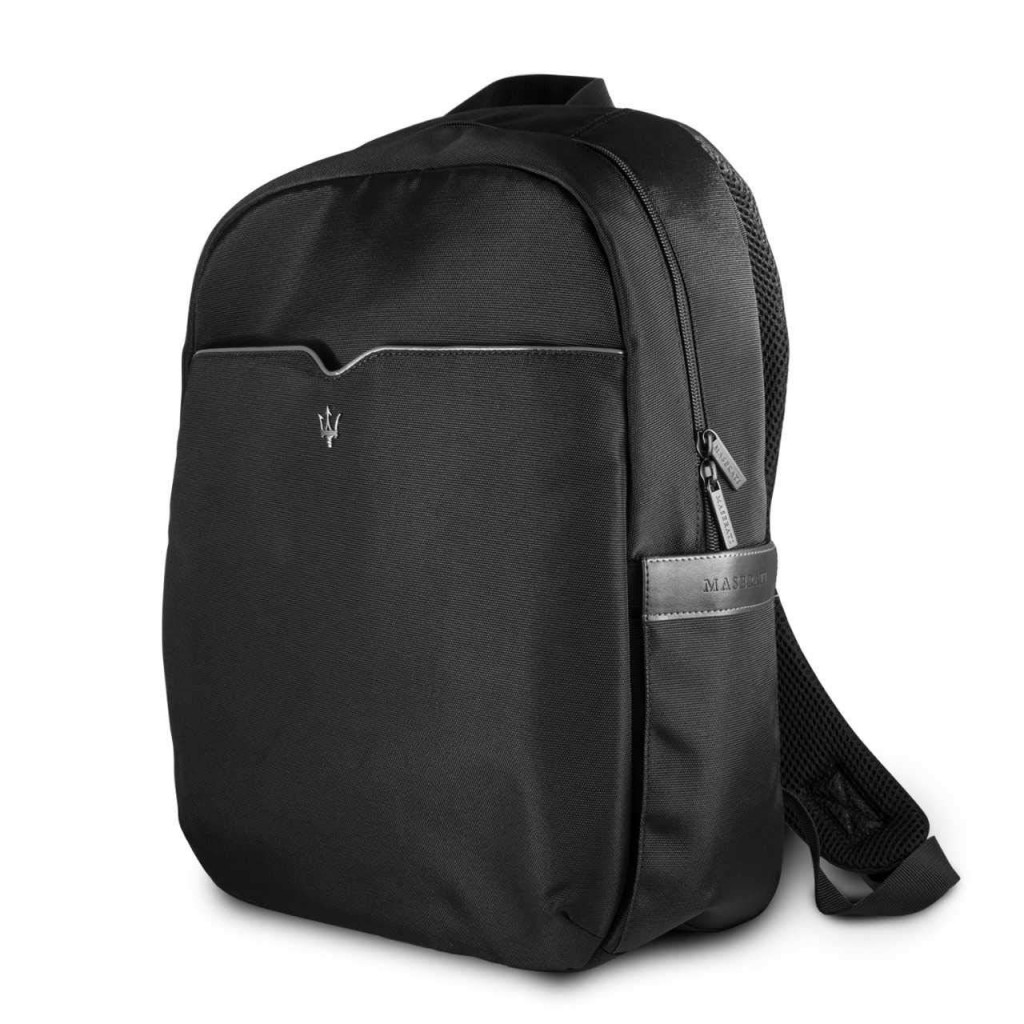 Maserati MAGTRBPS15BKG Gransport Pure Slim Backpack 15"- Black Gray Line Maserati MAGTRBPS15BKG Gransport Pure Slim Backpack 15"- Black Gray Line