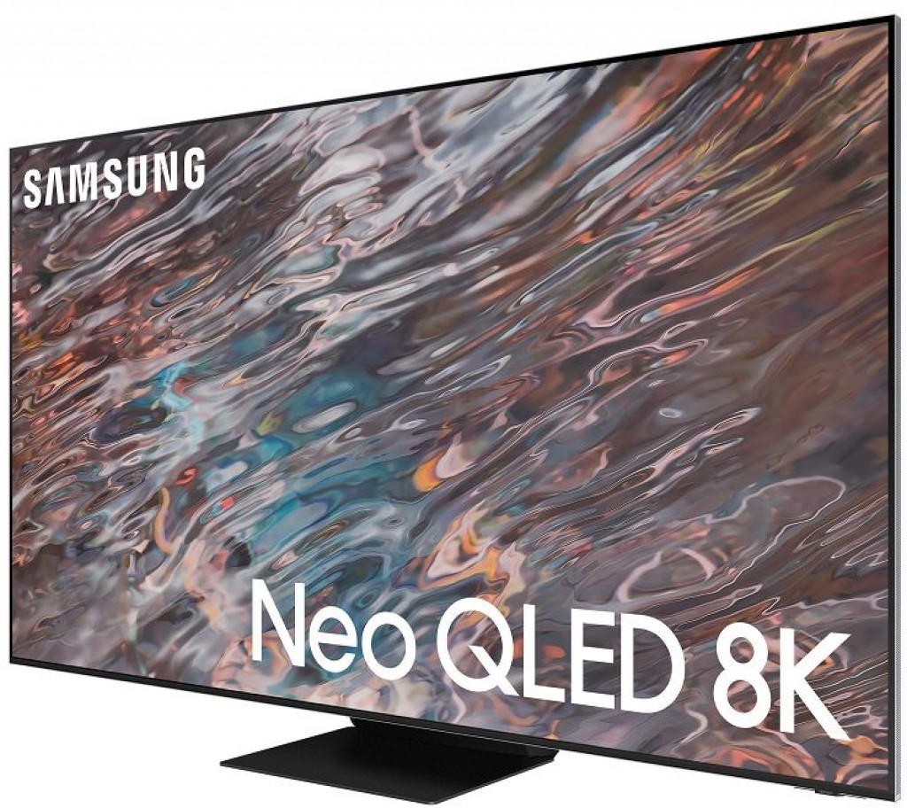 تلفزيون ذكي سامسونج 85 إنش نيو QLED 8K مع جهاز تحكم شمسي ، QN800A