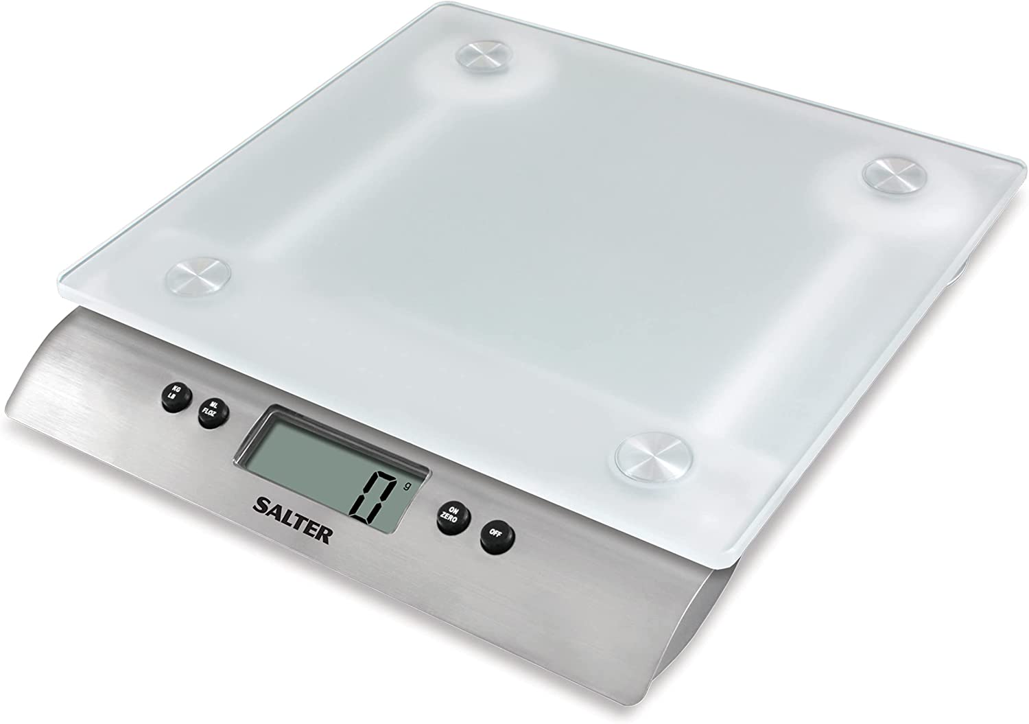Salter Frosted Glass Digital Kitchen Scales 1242 WHDR