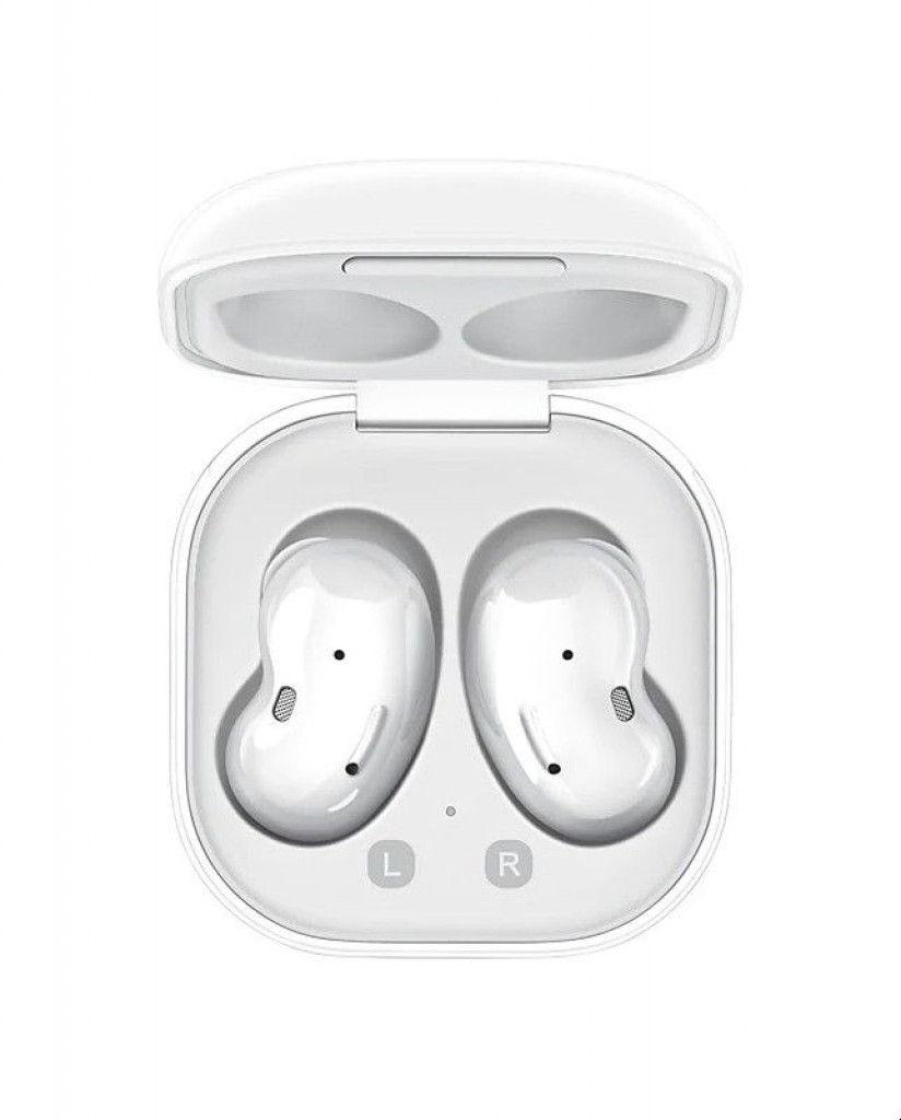 Samsung SM-R180NZWAMEA Galaxy Buds Live Bluetooth Wireless Earbuds with Microphone - Mystic White