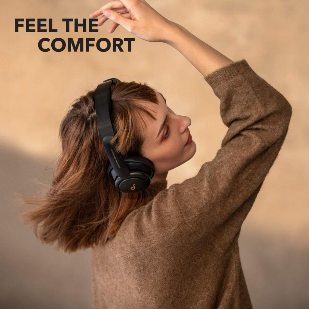 Anker A3028H11 Soundcore Life Q30 Bluetooth Wireless Headphones with Active Noise Cancelling - Black