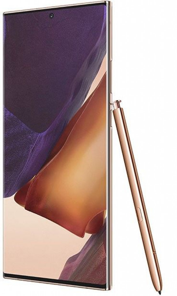 Samsung Galaxy Note 20 Ultra Mobile Phone, Hybrid Dual SIM, 6.9 Inch, 256 GB, 8 GB RAM, 4G LTE, 4500mAh - Mystic Bronze
