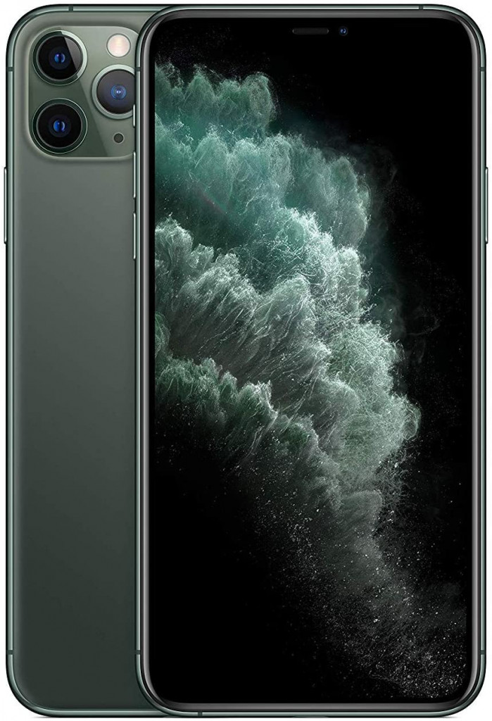 Apple iPhone 11 Pro Max, 4G, 256GB, 4GB RAM, Green (Replacement Version) Apple iPhone 11 Pro Max, 4G, 256GB, 4GB RAM, Green (Replacement Version)