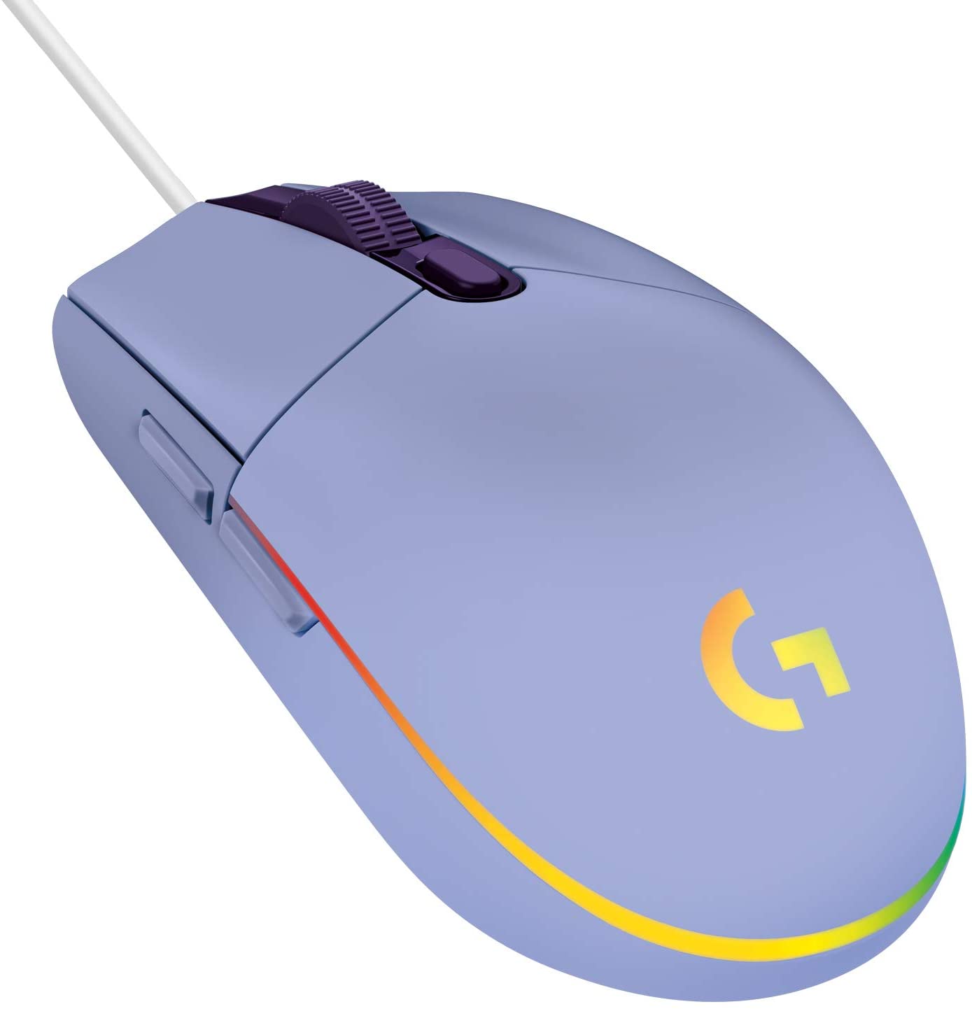 Logitech G203 LIGHTSYNC Gaming Mouse - LILAC - USB - tejarra.com