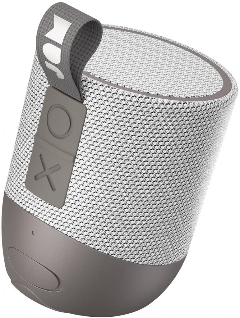 JAM Compact Bluetooth Speaker 100 ft Range Waterproof Playtime 12 Hour Grey HX-P404GY