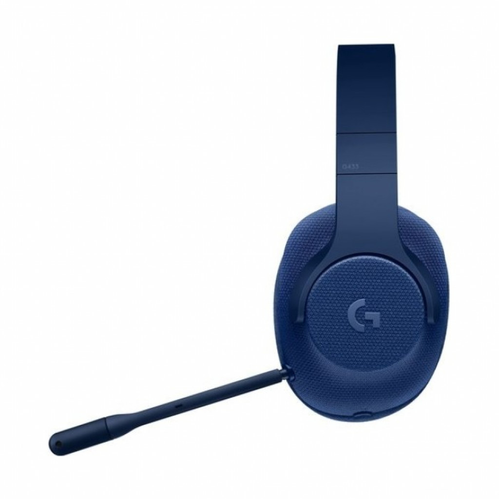 Logitech G433 7.1 Surround Sound Gaming Headset - Royal Blue