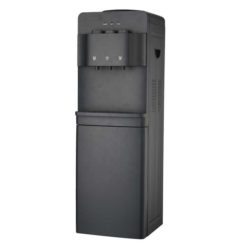 Golden Freestanding Hot, Cold and Normal Water Dispenser with Builtin
