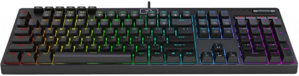 REDRAGON K579 Mechanical Gaming Keyboard Wired RGB LED Backlit Mechanical Gamers Keyboard with Macro Keys 104 Keys for Computer PC Laptop Fast Clicky Cherry Blue Switches Equivalent