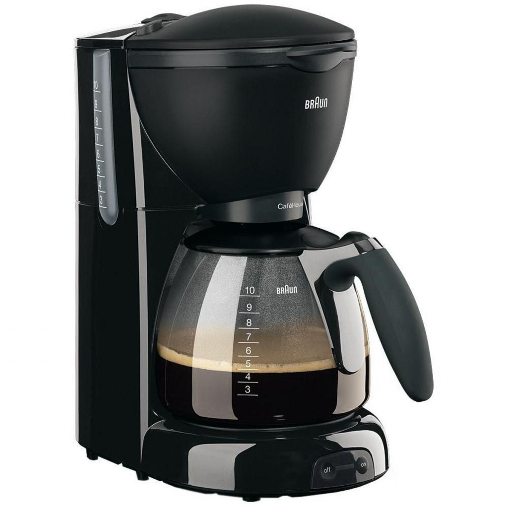 Braun Pure Aroma Plus Coffee Maker, 1100 Watt, Black - KF 560/1