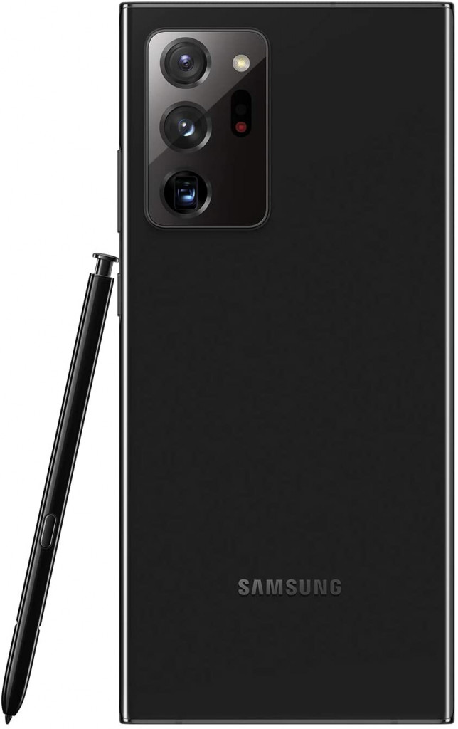 Samsung Galaxy Note 20 Ultra Mobile Phone, Hybrid Dual SIM, 6.9 Inch, 256 GB, 8 GB RAM, 4G LTE, 4500mAh - Mystic Black