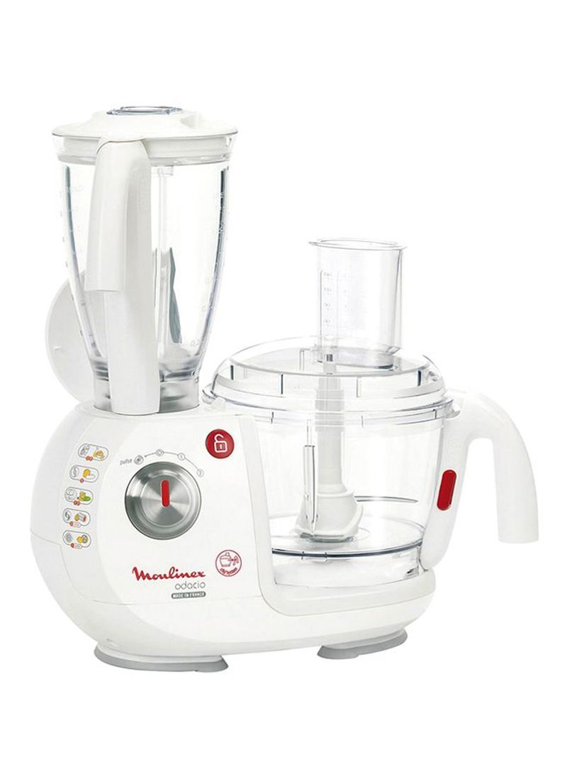 Moulinex Electric Food Processor 1000W FP7361BM White/Clear