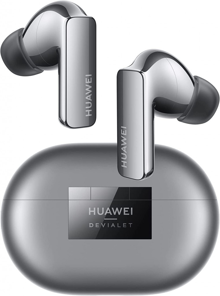 Huawei Freebuds Pro 2, Dual Speaker True Sound, Pure Voice, Intelligent Anc 2.0, Triple Adaptive Eq, Dual Device Connection, Silver Frost, 55035845,