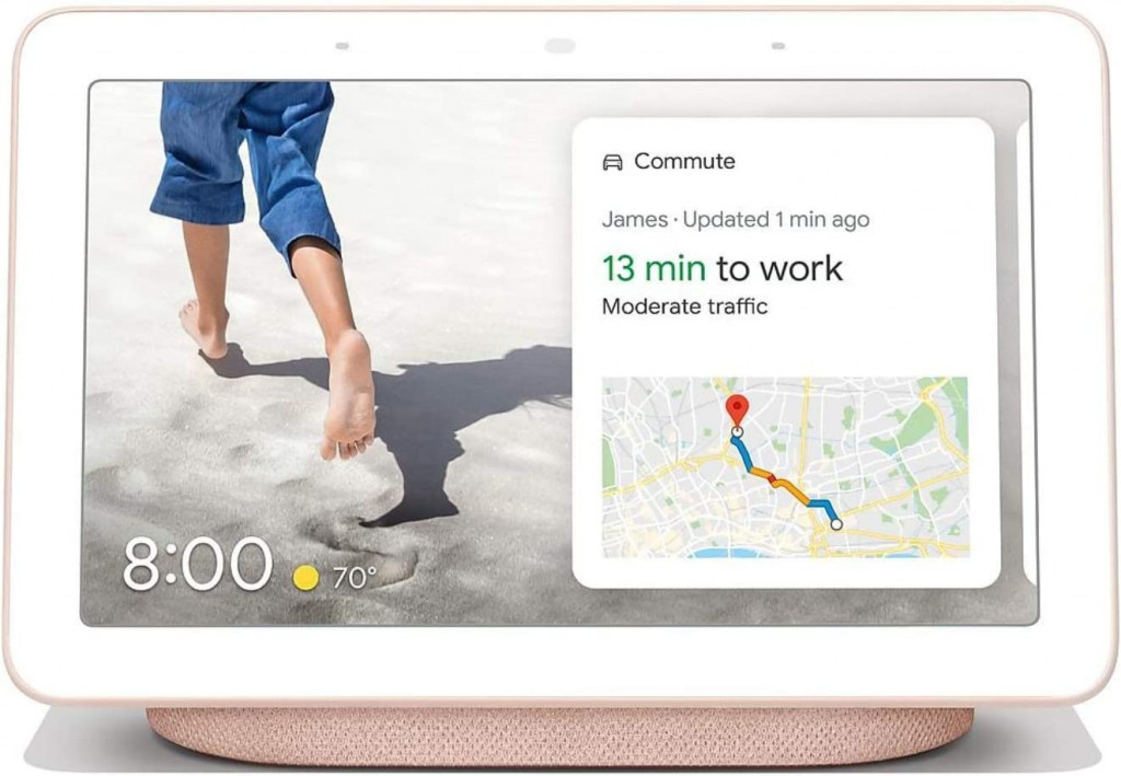 Google GA00517-CA Nest Hub with 7" Touchscreen Display plus Google Assistant Built-in and Bluetooth Sand Google GA00517-CA Nest Hub with 7" Touchscreen Display plus Google Assistant Built-in and Bluetooth Sand