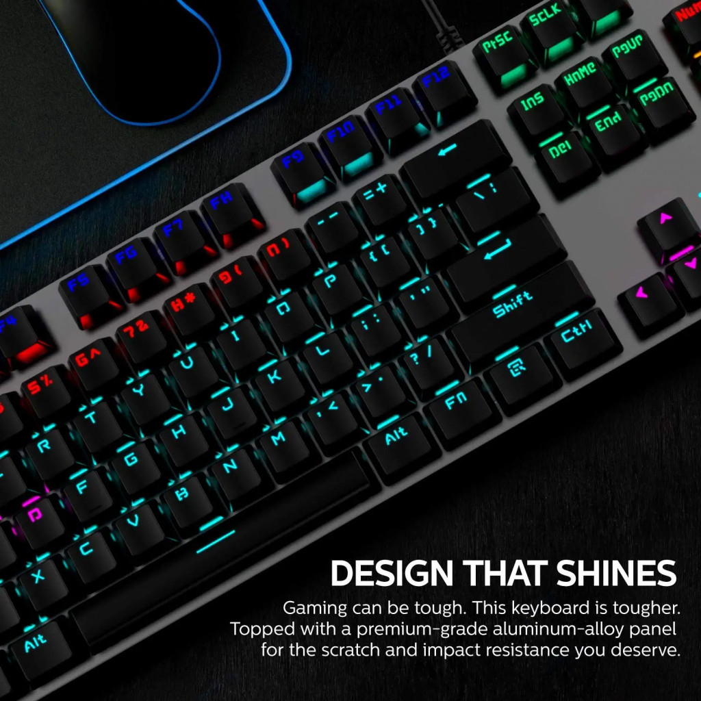 Philips SPK8404 Wired Mechanical Gaming Keyboard Black Philips SPK8404 Wired Mechanical Gaming Keyboard Black