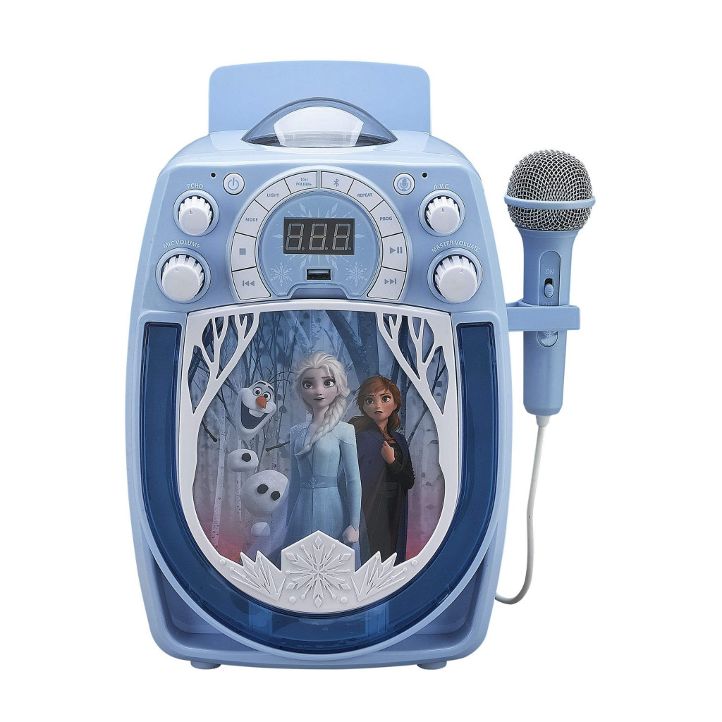 eKids IH-KD-TR-553 Frozen Bluetooth MP3 Karaoke with Microphone eKids IH-KD-TR-553 Frozen Bluetooth MP3 Karaoke with Microphone