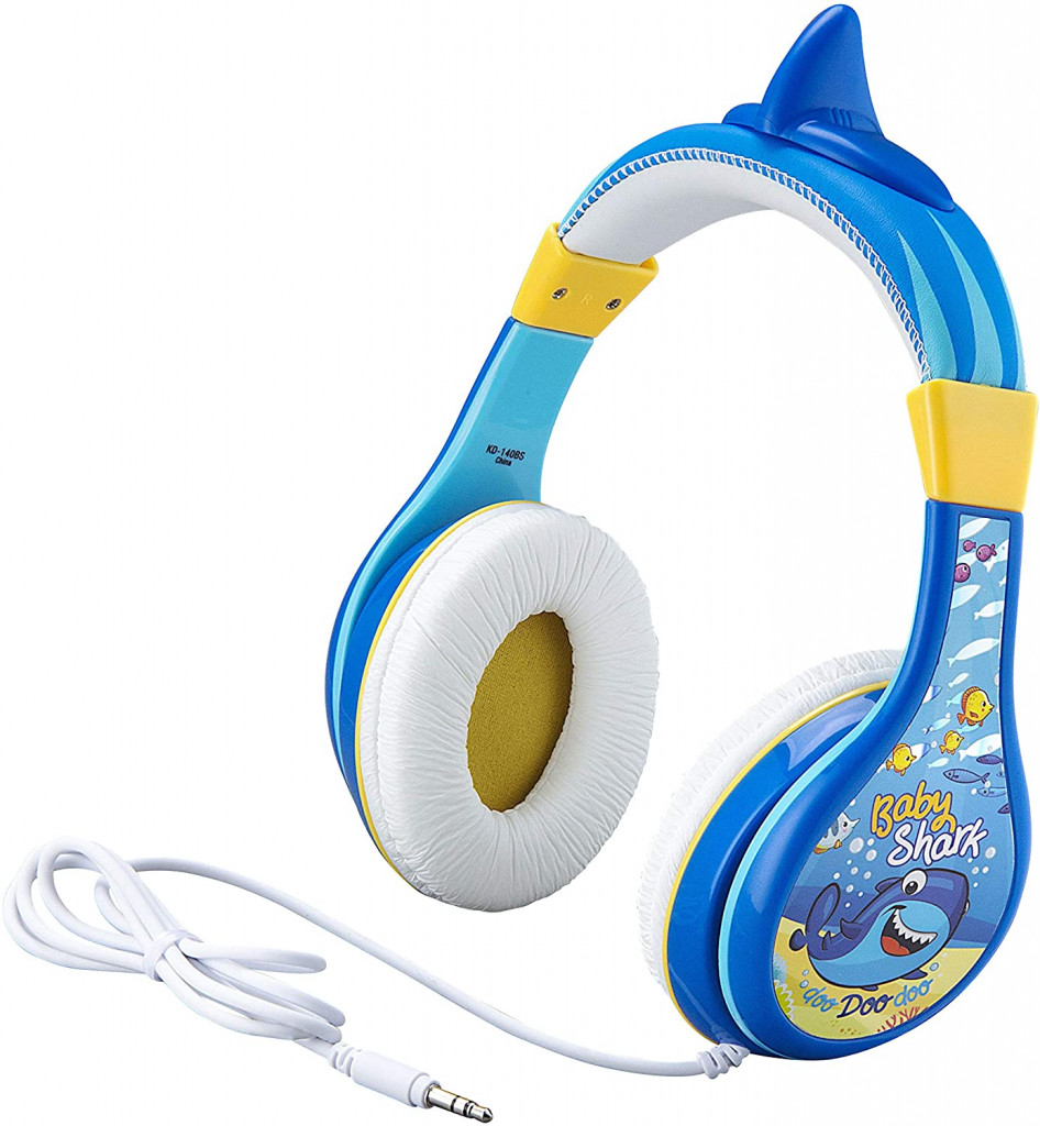 eKids KD-140BS Baby Shark Wired On-Ear Headphones Blue eKids KD-140BS Baby Shark Wired On-Ear Headphones Blue